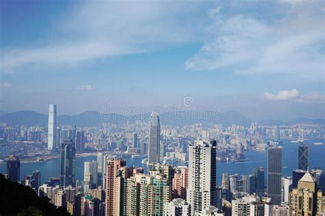 Hong Kong Landmark View Editorial Stock Photo Image Of Asian 91196103