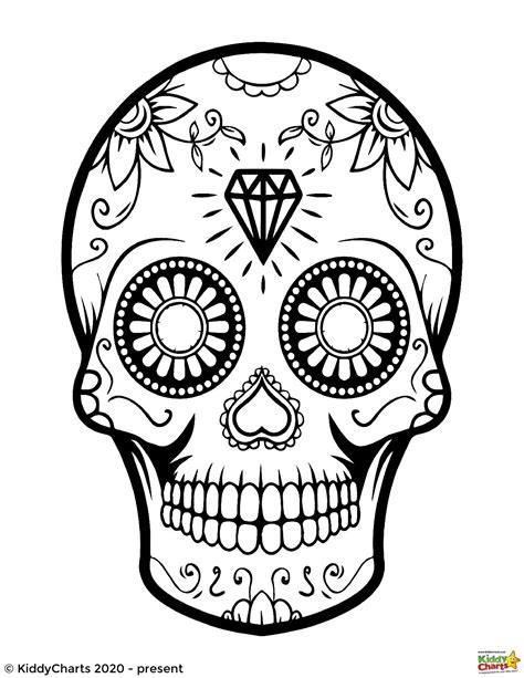 Get This Day Of The Dead Coloring Pages Hard Coloring