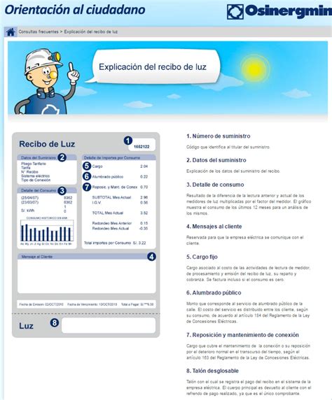 Mi Blog De Energia Como Leer Tu Recibo De Luz