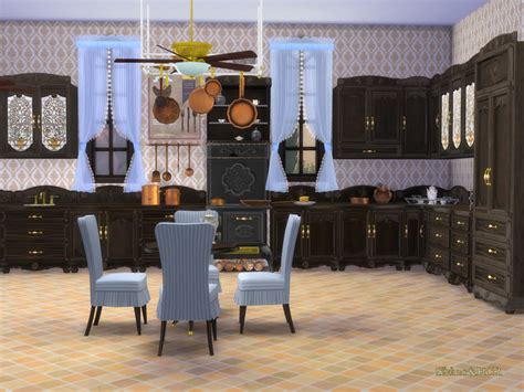 Sims 4 Ccs The Best French Quarter Kitchen By Shinokcr