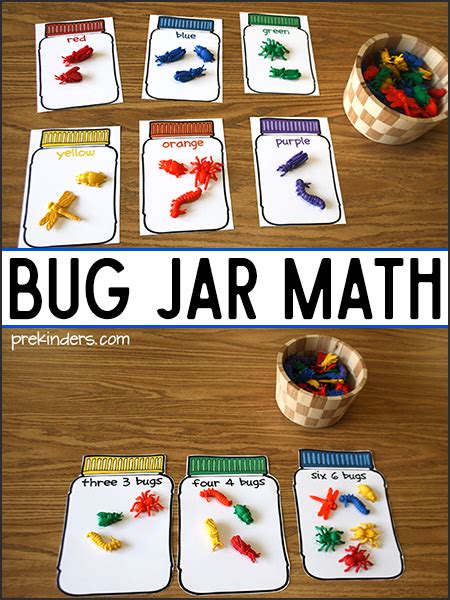 Bug Jar Math Printables - PreKinders