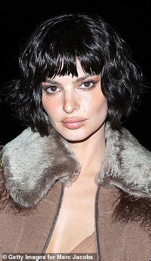 Emily Ratajkowski Debuts Blunt Bob With Baby Bangs Amid Fling With