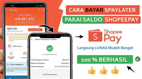 Cara Bayar Spaylater Menggunakan Saldo Shopeepay Terbaru Youtube