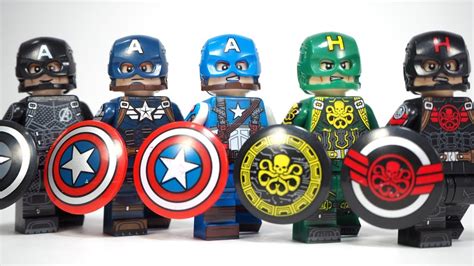 Interjections and hearing impaired removed. Lego Avengers Endgame Captain America First Avenger ...
