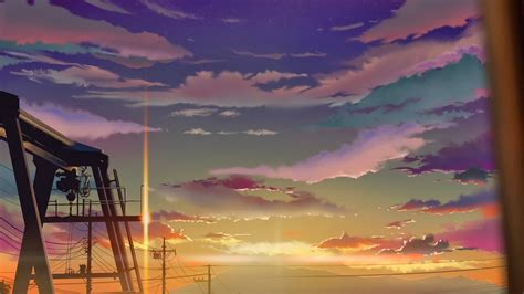 X The Sky Clouds Anime K Hd K Wallpapers Images Backgrounds Photos And Pictures