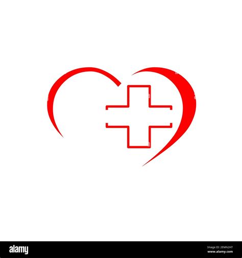 Doctor Plus Help Medical Health Care Logo And Symblos Stock Vector