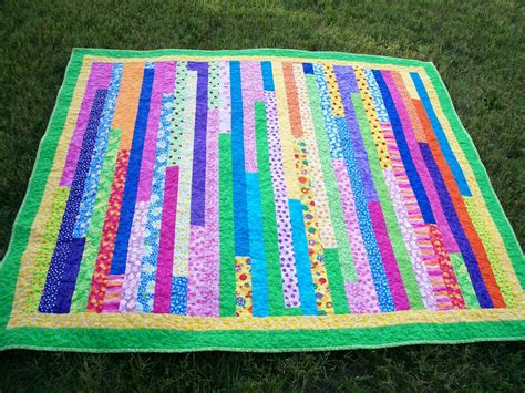 Sew Cook And Travel A Homemade Jelly Roll Strip Quilt With Two Borders