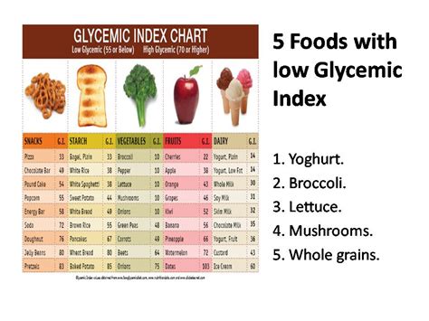 What Are Some Foods With Low Glycemic Index