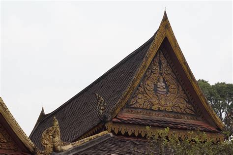 Cambodian Khmer Wooden House House Sketch House Styles Traditional