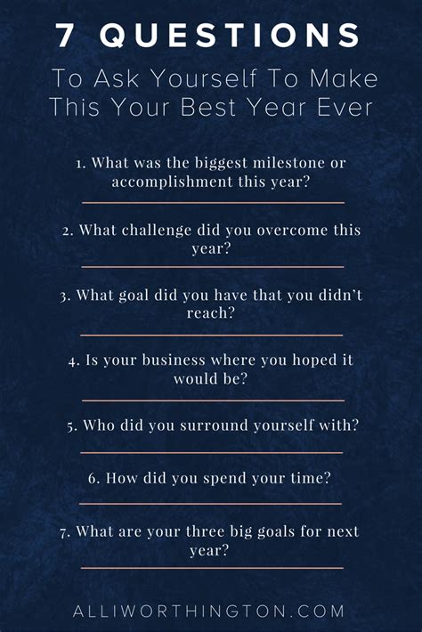 Set Your Self Up For Success This Year These 7 Questions Will Help You