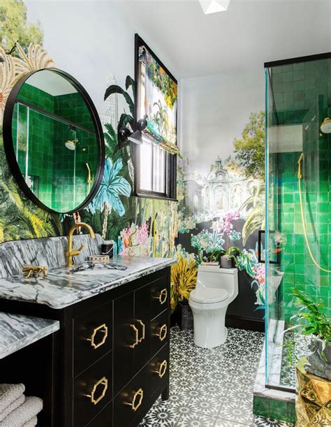 This Designers Whimsical Bathroom Feels Like A Lush Oasis In 2022