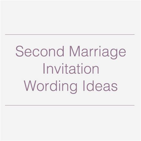 Second Wedding Invitation Wording Invitations By Dawn Marriage