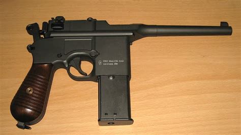 Airsoft 2010 As Real As It Gets Nbb Mauser C96 Broomhandle