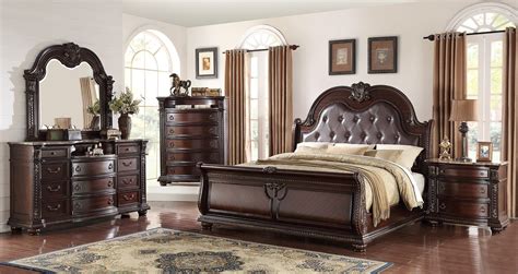Pin on abby s bedroom makeover. Stanley Sleigh Bedroom Set Crown Mark Furniture ...