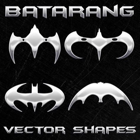 New Batman Vector Shapes By Retoucher07030 On Deviantart