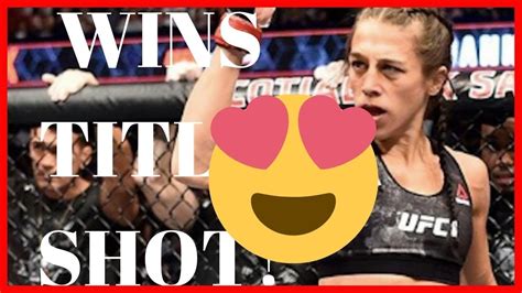 joanna jedrzejczyk wins title shot over michelle waterson at ufc san francisco youtube