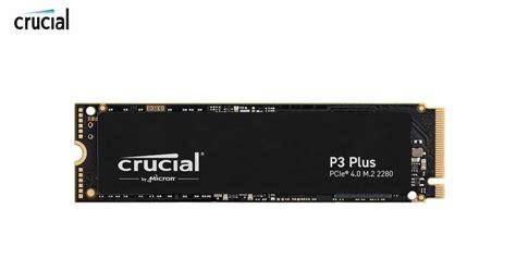 Crucial Ct4000p3pssd8 4tb P3 Plus Nvme Pcie 40 M2 Internal Ssd