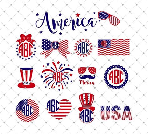 4th of July Bundle SVG Cut Files | Svg file, Cricut and Silhouettes