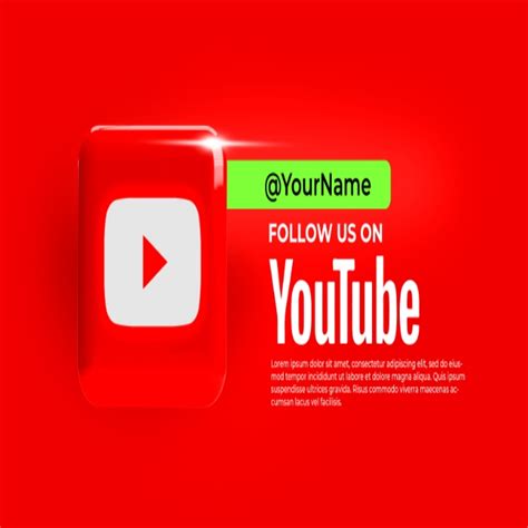 Youtube Subscribe Template Postermywall