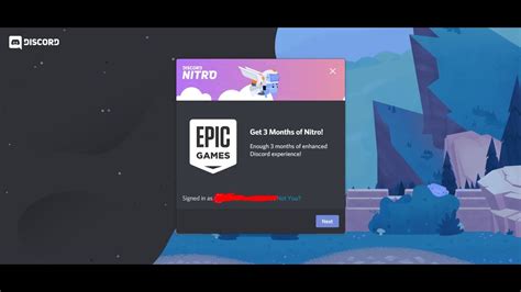 How To Get Free Discord Nitro For 3 Months From Epic Games Youtube