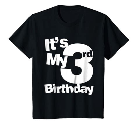 3rd Birthday Shirt It S My 3rd Birthday T Shirt Elnovelty