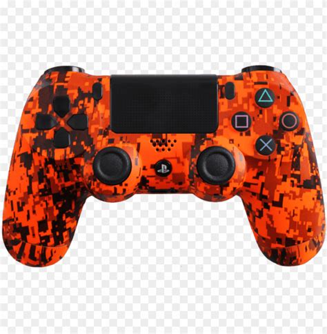 Download Orange Camo Ps4 Controller Png Free Png Images Toppng