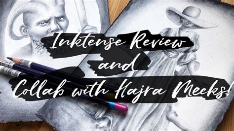 Derwent Inktense Review And Collab With Hajra Meeks YouTube