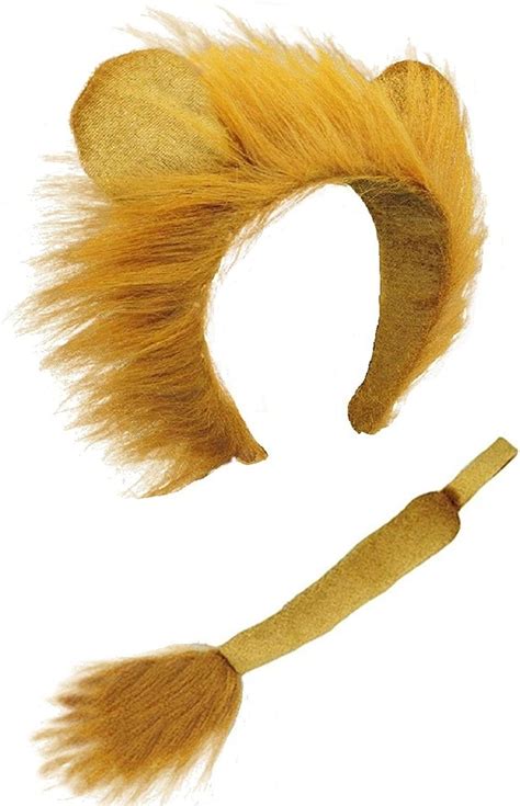 Buy Lion Ears And Tail Set Lion Cosplay Accessories Lion Ears Headband