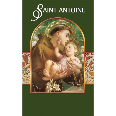 Carte Pri Re Saint Antoine Comptoir Religieux