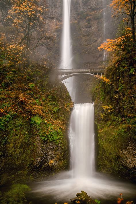Multnomah Falls Columbia River Gorge Oregon Usa