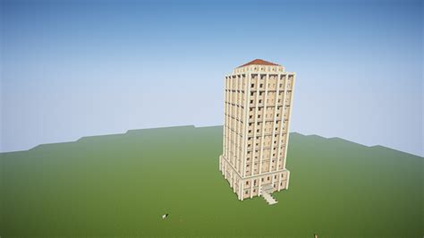 I Tried Building An Art Deco Skyscraper Rminecraft