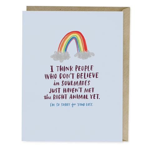 Written by shutterfly community last (name of coworker) will be in our hearts and memories. loss of a pet sympathy card messages. Pet Soulmate Empathy & Sympathy Card | Emily McDowell ...
