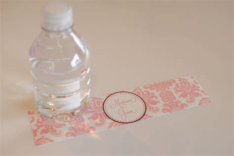 Diy Water Bottle Labels For Wedding Darling Dearest Diy Custom