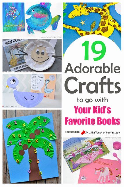19 Adorable Crafts To Go With Your Kids Favorite Books Book Themed