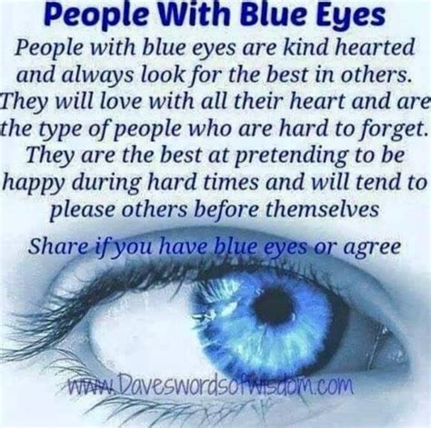 People With Blue Eyes People With Blue Eyes Are Kind Hearted And Always