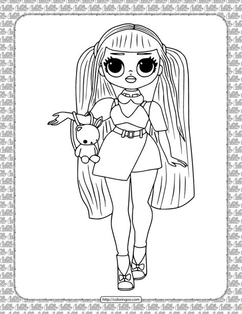 Printable Candylicious Lol Omg Coloring Page In 2021 Coloring Pages