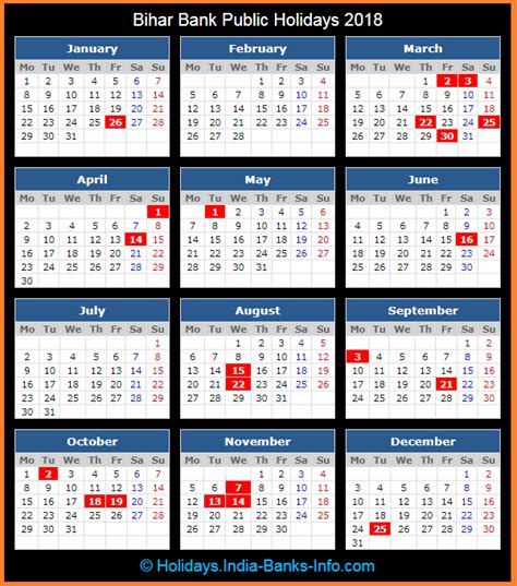 Easy to view table with dates and description of the holidays on the philippines. Bihar Bank Holidays - 2018 - India Bank Holidays