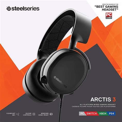 Steelseries, özellikle arctis için tasarlanan yeni bir algoritma için dts headphone:x'le ortaklaşa çalışma içine girdi. Słuchawki gamingowe Steelseries Arctis 3 Model2019 ...