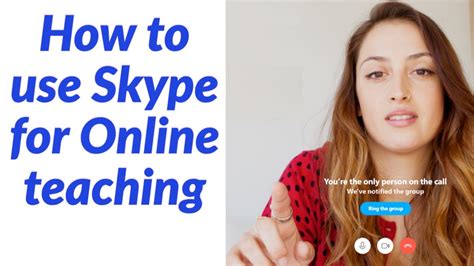 how to use skype for online learning teaching video conferencing and meeting youtube