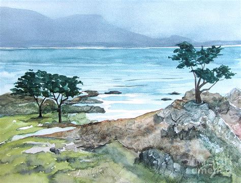 Monterey Peninsula 2 Painting By Diane Veros Fine Art America