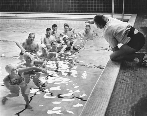 Swim Class Ca1950s University Archives Photo