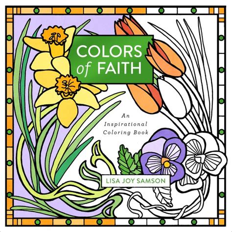 Colors Of Faith An Inspirational Coloring Book Paperback By Samson