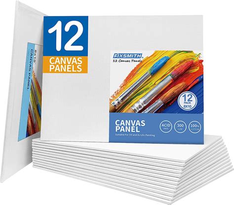 Buy FIXSMITH Painting Canvas Panels 8x10 Inch Canvas Board Super Value