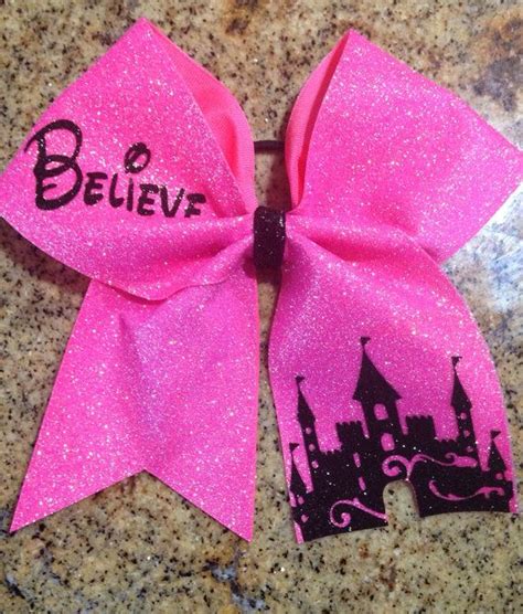 Cheer Bow Believe Summit Worlds Nationals By PinkOutsideTheBow For BCAM Disney Cheer