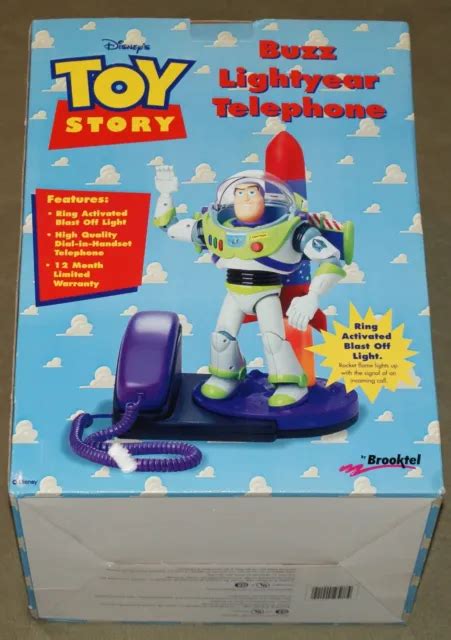 Disney Pixar Toy Story Buzz Lightyear Telephone By Brooktel New In Box
