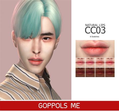 Goppols Me Natural Lips Cc03 • Sims 4 Downloads