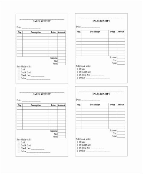 Pin On Best Samples Receipt Templates