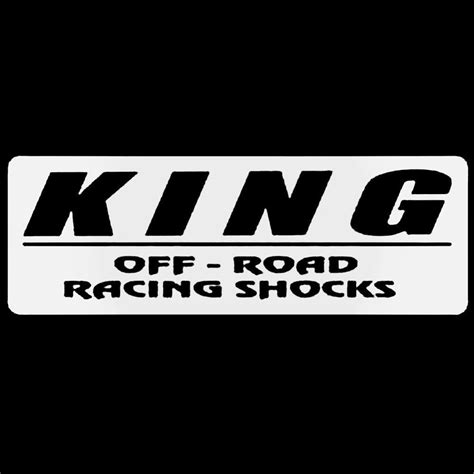 King Off Road Shocks Sponsor Decal Sticker