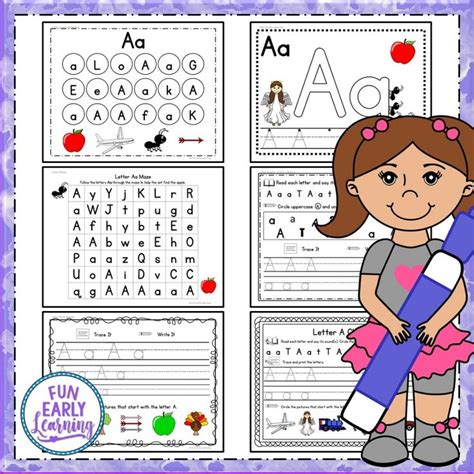 Letter Activities for Preschoolers and Kindergarten Learning Letters
