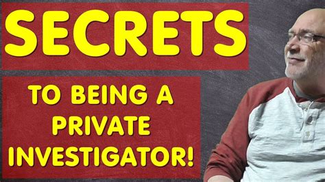 How To Be Private Investigator How To Become A Private Investigator